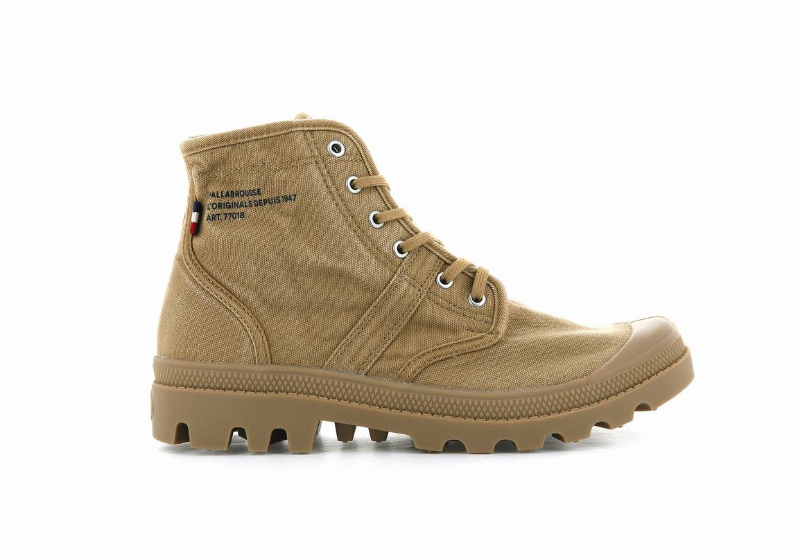 Palladium Pallabrousse Legion Men's Boots Dark Khaki (GATW98706)